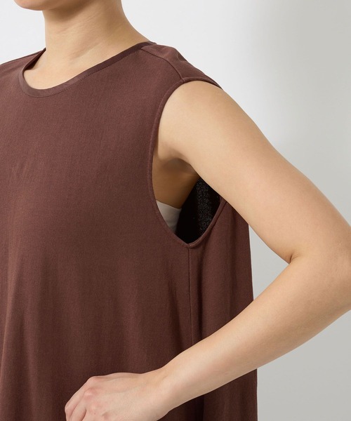 BABYLONE（バビロン）の「バックリボンドレス（ワンピース・レディース・ブラウン/チャコール・フリー）」の18枚目の写真