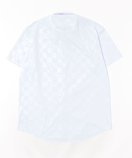 TOKYO SHIRTS(トウキョウシャツ)の「【Disney ディズニー】形態安定ノーアイロン ボタンダウン 半袖ビジネスワイシャツ(大きいサイズ)(ビジネスシャツ・メンズ・ライトブルー・首回り45cm/首回り47cm)」の7枚目の写真