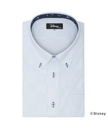 TOKYO SHIRTS | 【Disney ディズニー】形態安定ノーアイロン ボタンダウン 半袖ビジネスワイシャツ(大きいサイズ)(ビジネスシャツ)