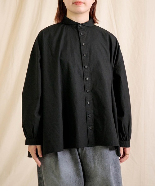 Brocante / ブロカント] 50sブロード セルクルシャツ（シャツ/ブラウス