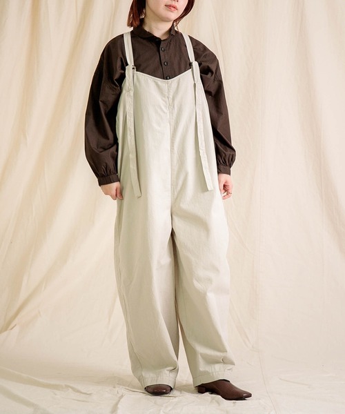 Brocante（ブロカント）の「[Brocante / ブロカント] 50sブロード セルクルシャツ（シャツ/ブラウス・レディース・ブラック/ブラウン/ホワイト・2）」の6枚目の写真