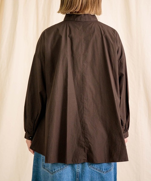 Brocante（ブロカント）の「[Brocante / ブロカント] 50sブロード セルクルシャツ（シャツ/ブラウス・レディース・ブラック/ブラウン/ホワイト・2）」の19枚目の写真