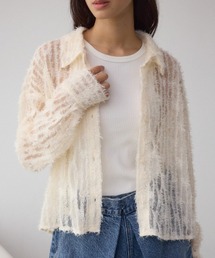 シアーチュールフリンジシャツ