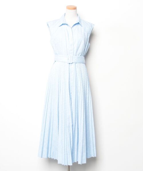 CELFORD セルフォード ノースリーブワンピース カシュクールリボンノースリーブワンピース(デイリーワンピース