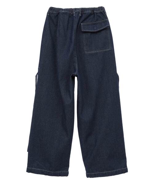 CONVERSE TOKYO(コンバーストウキョウ)の「DENIM WIDE CARGO PANTS(デニムパンツ・レディース・インディゴブルー/ブラック/グレー・MEDIUM/SMALL)」の19枚目の写真