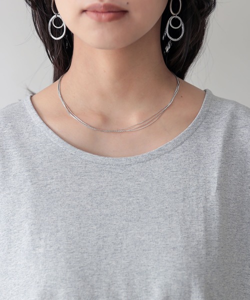 n'OrLABEL(ノアールレーベル)の「【汗じみ防止】ドロストカットソー(Tシャツ/カットソー・レディース・杢グレー/グリーン/オフホワイト・FREE)」の20枚目の写真