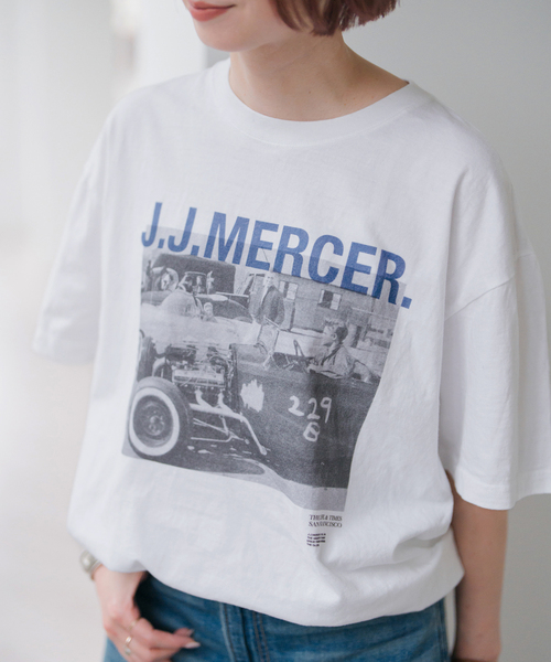 Spick & Span（スピックアンドスパン）の「《追加3》J.J.Mercer / ジェイジェイマーサー Photo Tsh（Tシャツ/カットソー・レディース・ブラック系その他/ホワイト/ホワイト系その他・FREE）」の11枚目の写真
