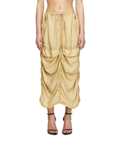 DIESEL(ディーゼル)の「ウィメンズ スカート O-RACLE(スカート・レディース・ブラック/ライトブラウン・38/36/42/40/44)」の2枚目の写真