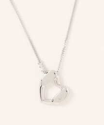 MICHAEL KORS | プレシャスメタル プレーティング スターリングシルバー ハートペンダント ネックレス(ネックレス)