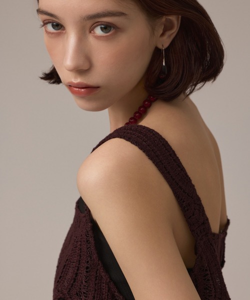 クロシェレースキャミ