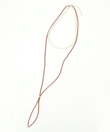 GLOBAL WORK | フェイクスエードY字二連ネックレス/495432(ネックレス)