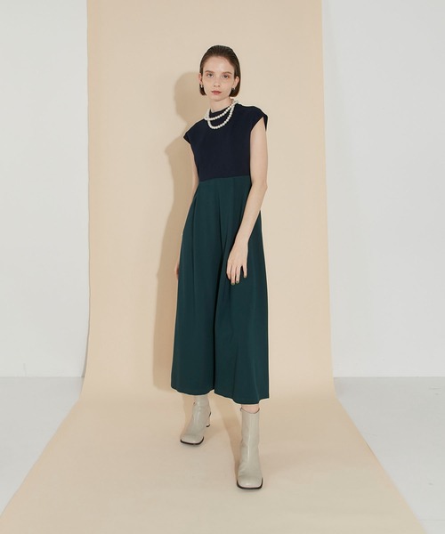 MUSEdeDeuxieme classe shake codeポンチョ ワンピ ALEGRE]ストレッチポンチワンピース | KOBUNSHA SELECT SHOP