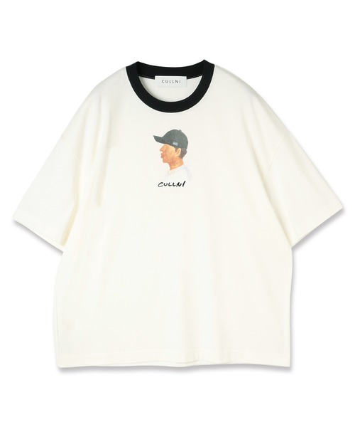 LITTLE FUNNY FACE SHEER TOP アイボリー LITTLE FUNNY FACE SHEER TOP アイボリー