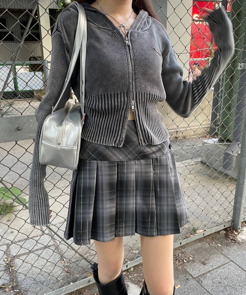 repipi armario（レピピ アルマリオ）の「チェックスソプリーツスカート（スカート・キッズ・エンジ/ベージュ/ブラック/ブラック系その他/グリーン・LARGE/MEDIUM/SMALL）」の13枚目の写真