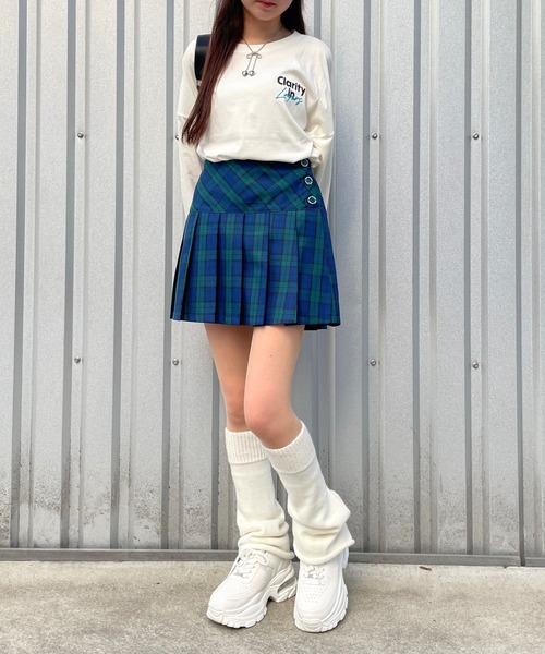 repipi armario（レピピ アルマリオ）の「チェックスソプリーツスカート（スカート・キッズ・エンジ/ベージュ/ブラック/ブラック系その他/グリーン・LARGE/MEDIUM/SMALL）」の22枚目の写真