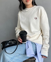 FRED PERRY（フレッドペリー）の「[FRED PERRY/フレッドペリー] ワンポイントロゴ刺繍 クルーネックスウェット M7535（スウェット・メンズ）」