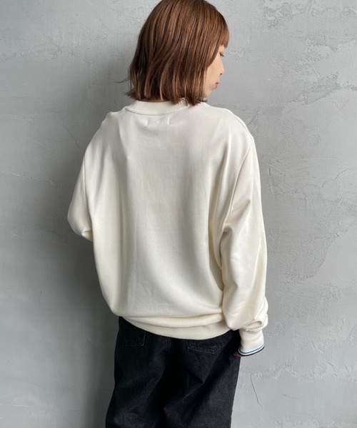 FRED PERRY/フレッドペリー] ワンポイントロゴ刺繍 クルーネック