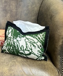 ARCADE（アーケード）の「レトロジャガードニットティッシュケース（インテリア雑貨）」