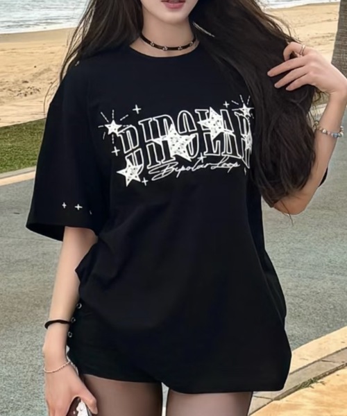 MEDM 半袖 Tシャツ ロゴ 刺繍 ストリート コットン ユニセックス セール】ユニセックス 刺繍半袖Tシャツ（Tシャツ/カットソー
