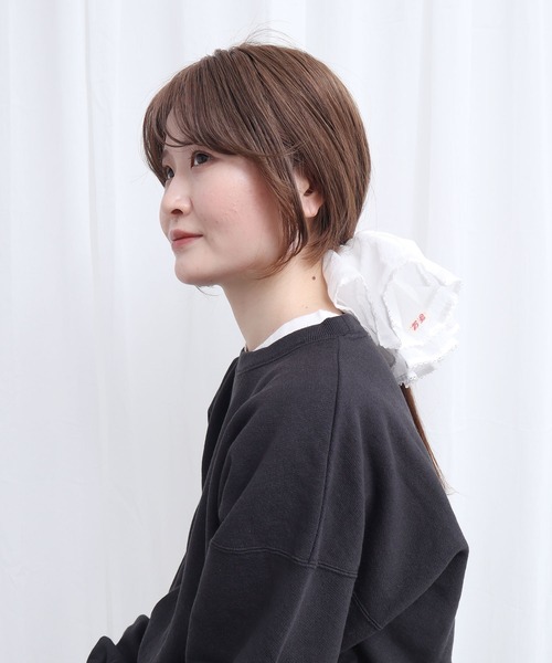 fig London(フィグロンドン)の「chouchou Diana(シュシュ・レディース・ホワイト/ブラック・FREE)」の10枚目の写真