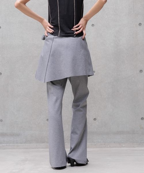 PAGEBOY（ページボーイ）の「ポンチスカートレイヤードパンツ（その他パンツ・レディース・ブラック/チャコールグレー・FREE）」の16枚目の写真