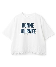 【接触冷感】レース使いTシャツ