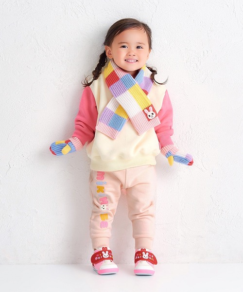 MIKI HOUSE(ミキハウス)の「ローゲージマフラー(マフラー・キッズ・ネイビー・ONE SIZE)」の5枚目の写真