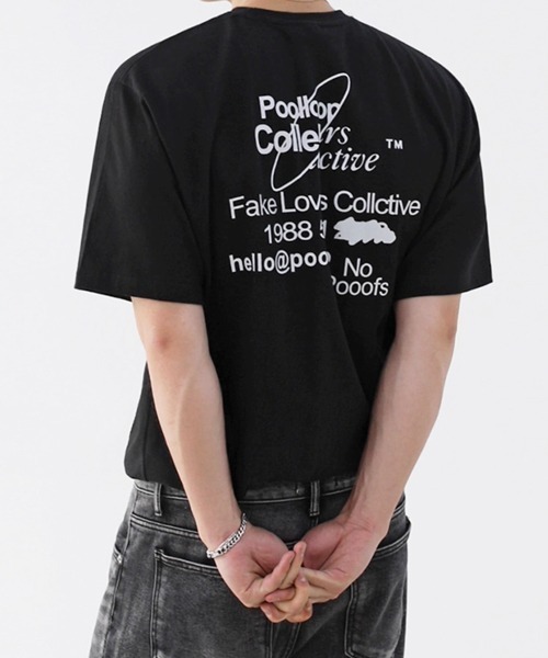 NOWLE(ノウル)の「【NOWLE】1988 501 バックプリント クルーネック 半袖 Tシャツ(Tシャツ/カットソー・メンズ・ブラック/ホワイト・X-LARGE/LARGE/MEDIUM)」の16枚目の写真