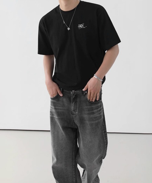 NOWLE(ノウル)の「【NOWLE】1988 501 バックプリント クルーネック 半袖 Tシャツ(Tシャツ/カットソー・メンズ・ブラック/ホワイト・X-LARGE/LARGE/MEDIUM)」の17枚目の写真