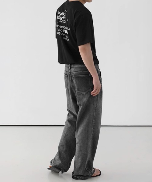 NOWLE(ノウル)の「【NOWLE】1988 501 バックプリント クルーネック 半袖 Tシャツ(Tシャツ/カットソー・メンズ・ブラック/ホワイト・X-LARGE/LARGE/MEDIUM)」の20枚目の写真