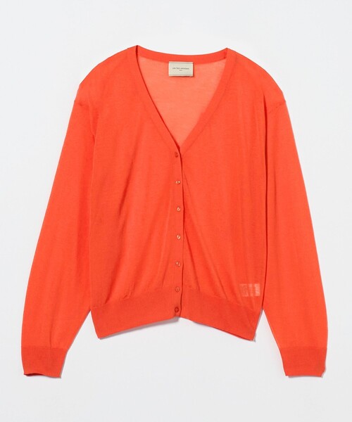 h　beauty&youth 24ss シアー ケーブル Vネック カーディガン h beauty&youth 24ss シアー ケーブル Vネック カーディガン