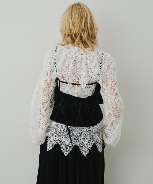 BIGベロアリボンモチーフビスチェ（その他トップス）｜LA BELLE ETUDE