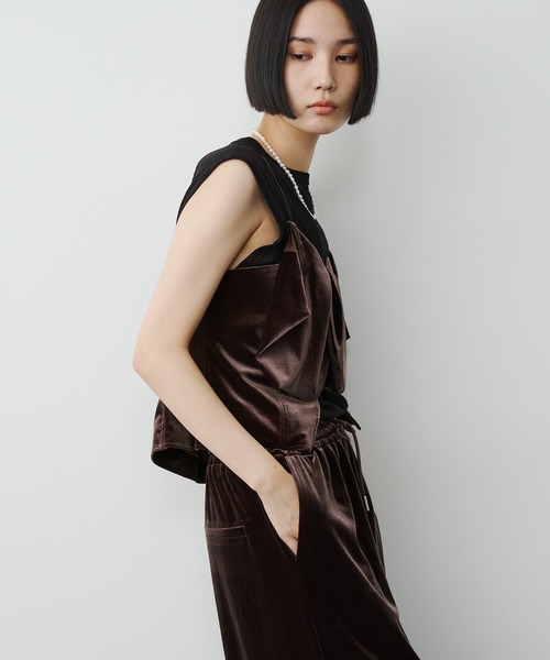 LA BELLE ETUDE（ラベルエチュード）の「BIGベロアリボンモチーフビスチェ（その他トップス・レディース・ブラック/グレー/ブラウン・FREE）」の13枚目の写真