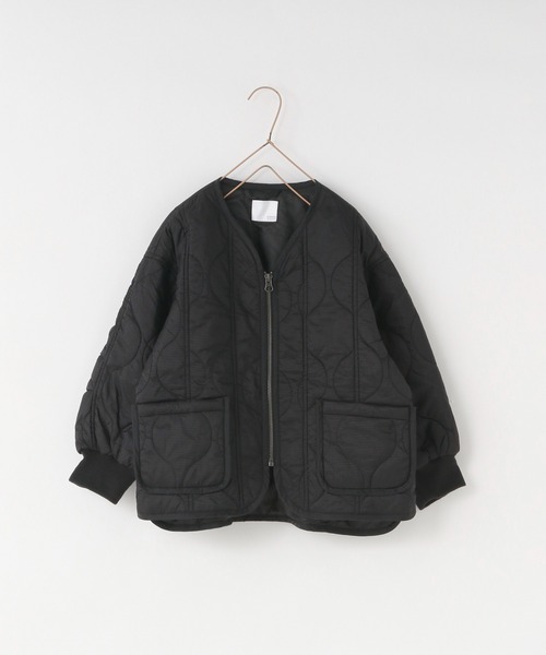 LOWRYS FARM（ローリーズファーム）の「キルティングブルゾン　497141（ブルゾン・キッズ・アイボリー/ブラック/カーキ・110cm/120cm/130cm/140cm/150cm）」の3枚目の写真