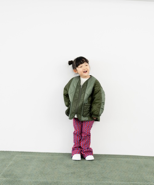 LOWRYS FARM（ローリーズファーム）の「キルティングブルゾン　497141（ブルゾン・キッズ・アイボリー/ブラック/カーキ・110cm/120cm/130cm/140cm/150cm）」の13枚目の写真