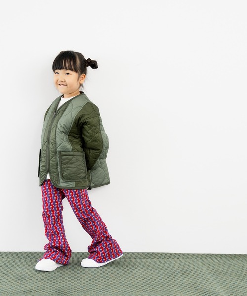 LOWRYS FARM（ローリーズファーム）の「キルティングブルゾン　497141（ブルゾン・キッズ・アイボリー/ブラック/カーキ・110cm/120cm/130cm/140cm/150cm）」の15枚目の写真