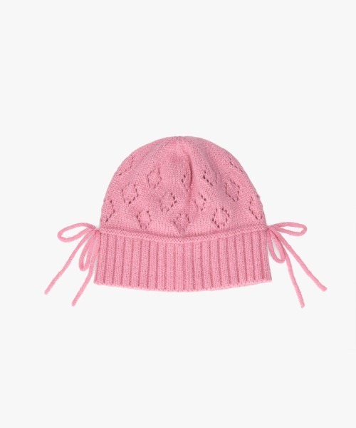 kaorinomori（カオリノモリ）の「kaorinomori ラメルニット ジェム / カオリノモリ（ニットキャップ/ビーニー・レディース・ブラック/ピンク/ホワイト・FREE）」の14枚目の写真