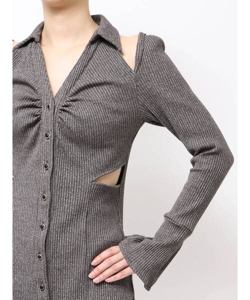 オープンカラーワンピース（ワンピース）｜EATME（イートミー