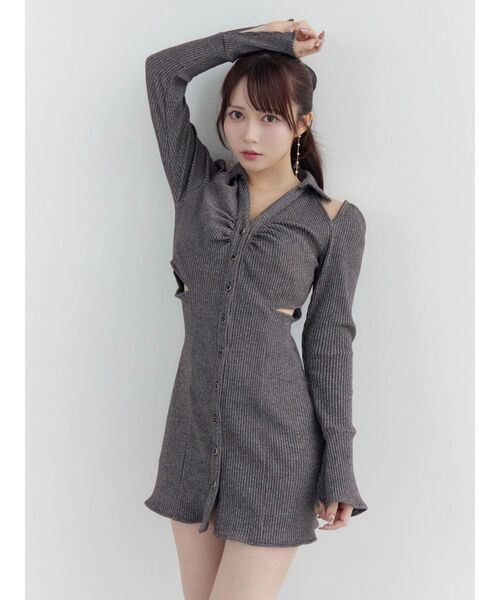 新作 EATME オープンカラーワンピース オープンカラーワンピース（ワンピース）｜EATME（イートミー）の