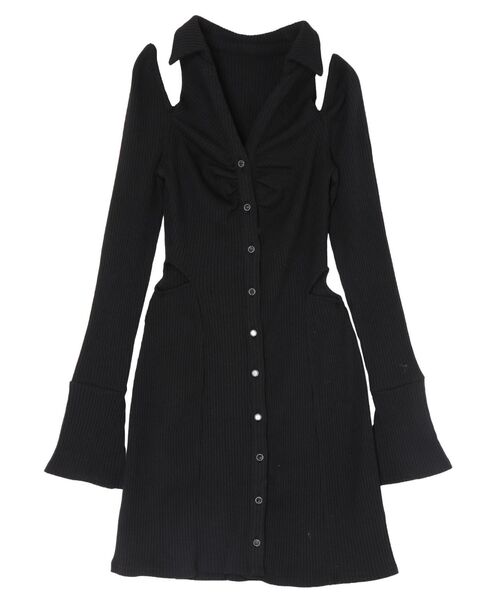 オープンカラーワンピース（ワンピース）｜EATME（イートミー）の