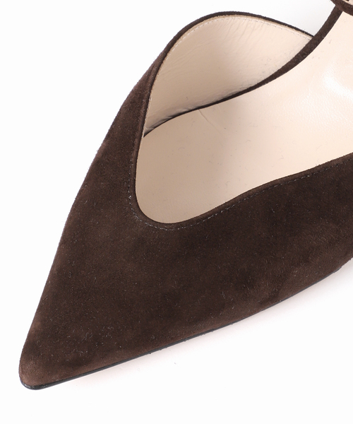 NEBULONI E（ネブローニ）の「【NEBULONI E. /ネブローニ】スエード アンクルストラップパンプス（パンプス・レディース・ブラウン・38/39/36/37）」の13枚目の写真