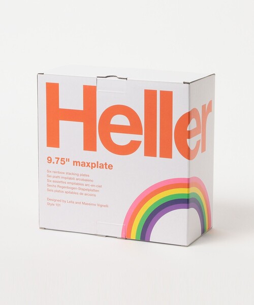 bpr BEAMS（ビーピーアール ビームス ）の「Heller / レインボー スタッキングプレート(M) 6点セット（食器・レディース・その他・ONE SIZE）」の5枚目の写真