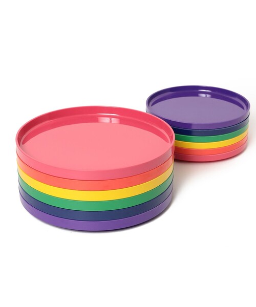 bpr BEAMS（ビーピーアール ビームス ）の「Heller / レインボー スタッキングプレート(M) 6点セット（食器・レディース・その他・ONE SIZE）」の7枚目の写真