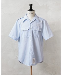 MILITARY（ミリタリー）の「実物 新品 デッドストック 米空軍 AF BLUE ショートスリーブ ドレスシャツ ラベルタグ（シャツ/ブラウス・メンズ）」