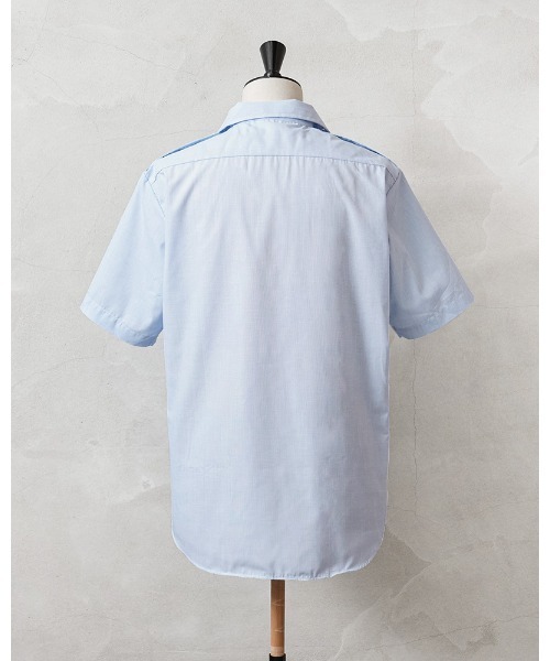 MILITARY(ミリタリー)の「実物 新品 デッドストック 米空軍 AF BLUE ショートスリーブ ドレスシャツ ラベルタグ(シャツ/ブラウス・メンズ・ライトブルー・16 1/2)」の3枚目の写真
