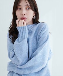 natural couture | ウール＆リサイクルポリブレンドニットプルオーバー(ニット/セーター)