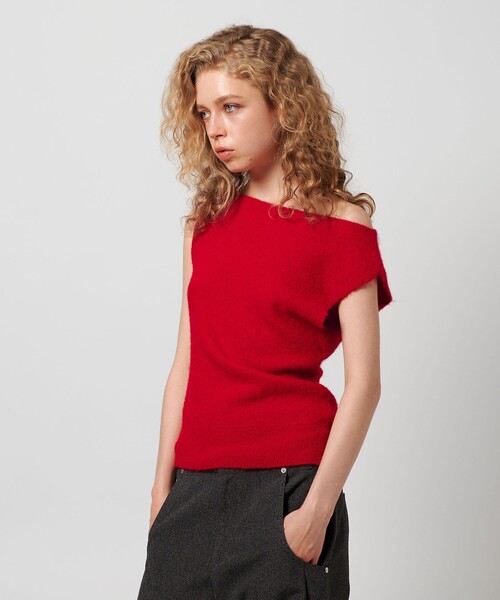 ella_selectshop　ニットトップス S-LL/セットアップ可】インせず着られる さらっとなめらかニット