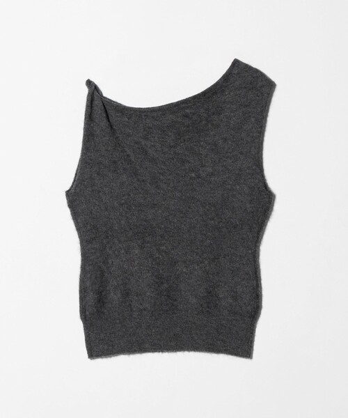 ATTISESSION＞ツイスト ショルダー ニットトップス（ニット/セーター
