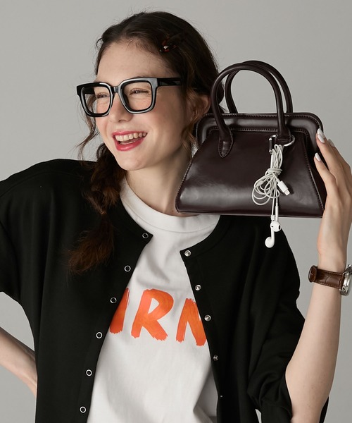 セール】【BONLECILL Marche】がま口ボストンバッグ/ショルダーバッグ