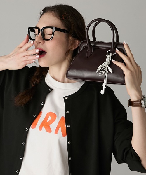 セール】【BONLECILL Marche】がま口ボストンバッグ/ショルダーバッグ